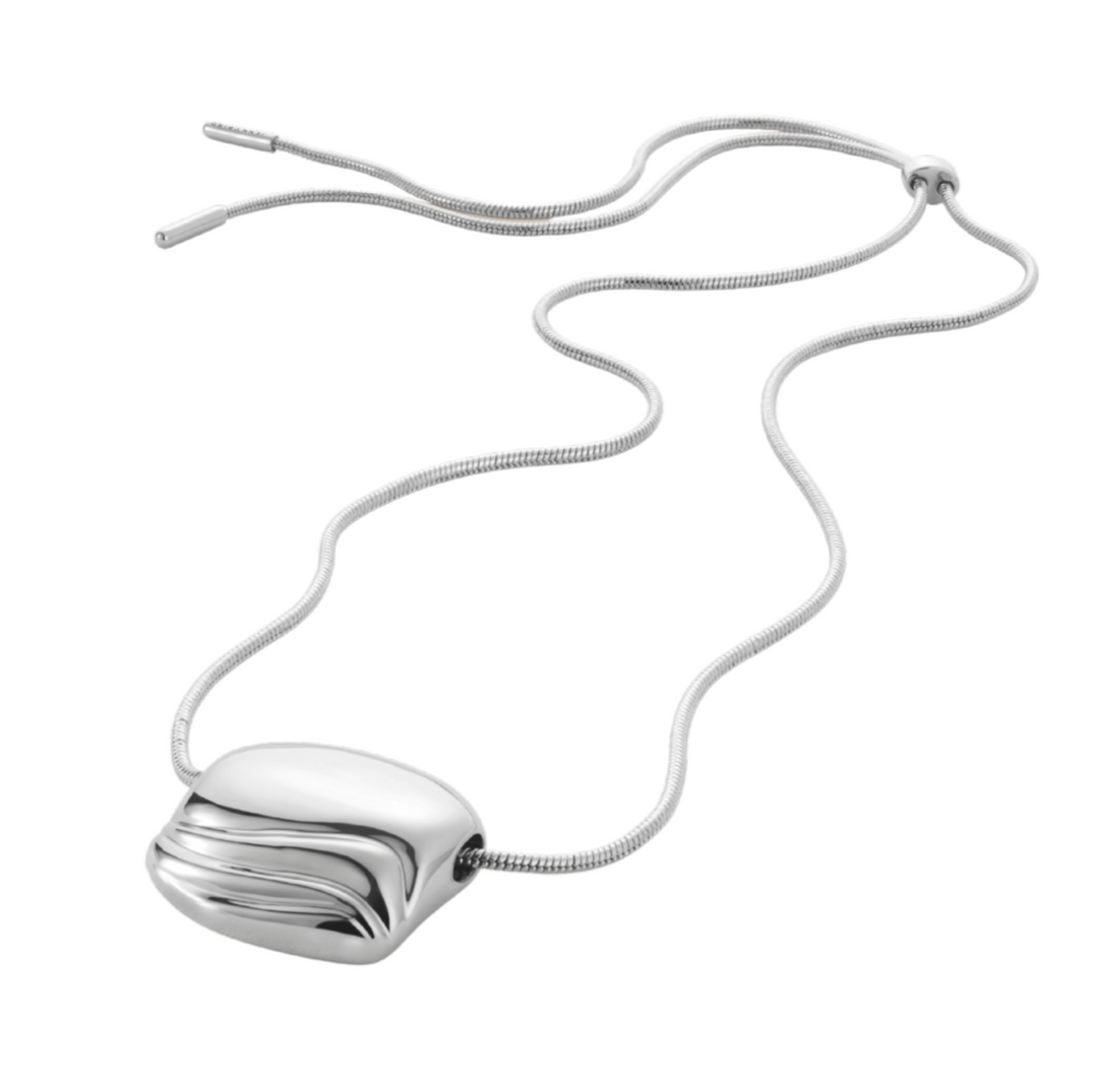 Rue Pendant Necklace - Silver