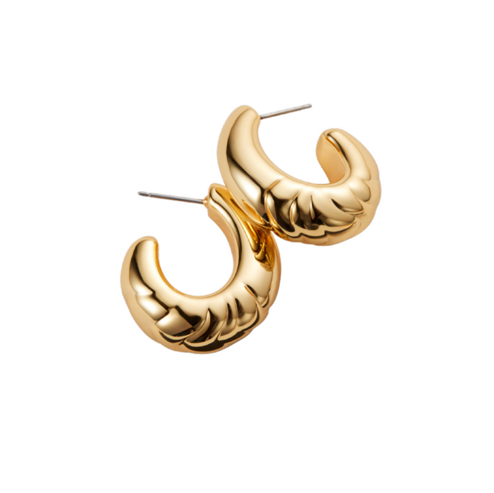Slim Nelle Hoops - Gold