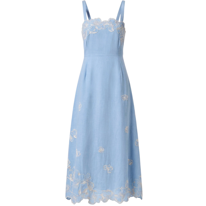 Marceline Midi Dress - Glacier Lake