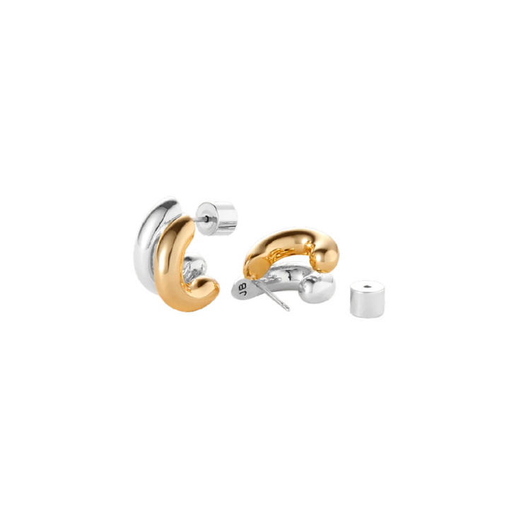 Mini Florence Earrings - Two-tone