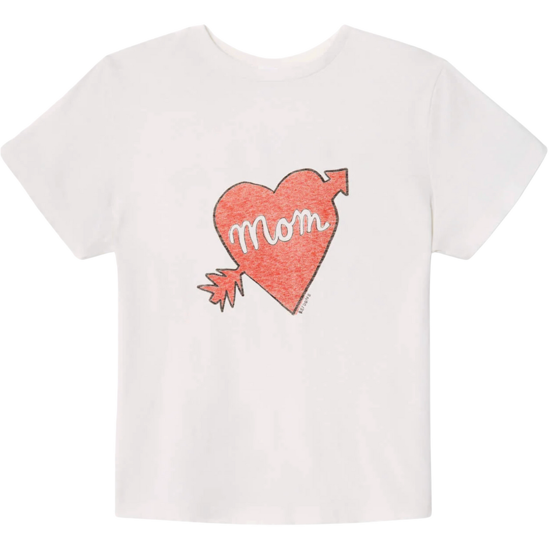 Classic Tee Mom - Vintage White