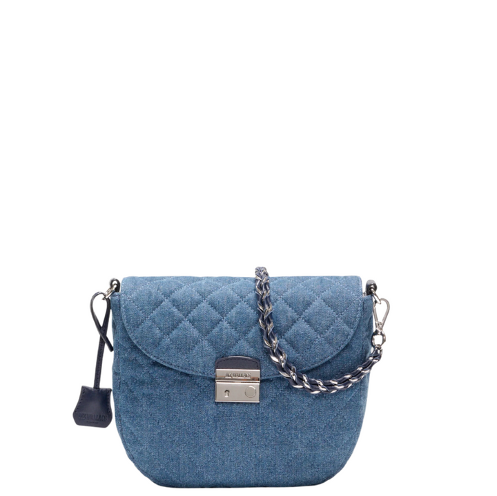 Crosby Lock Saddle Crossbody - True Blue Denim