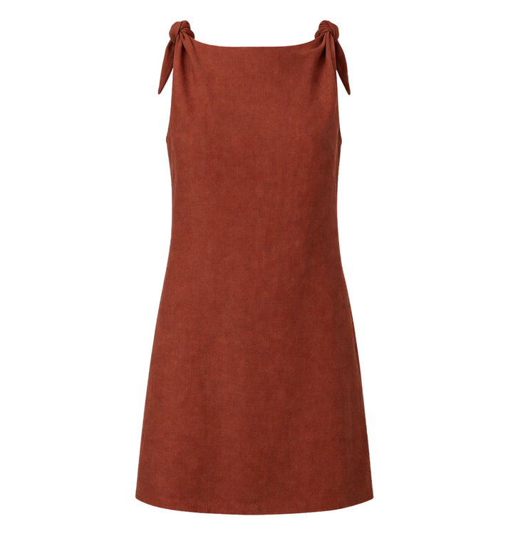 Flor Mini Dress - Terracotta