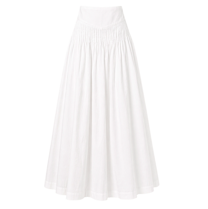 Margot Pleated Maxi - Ivory