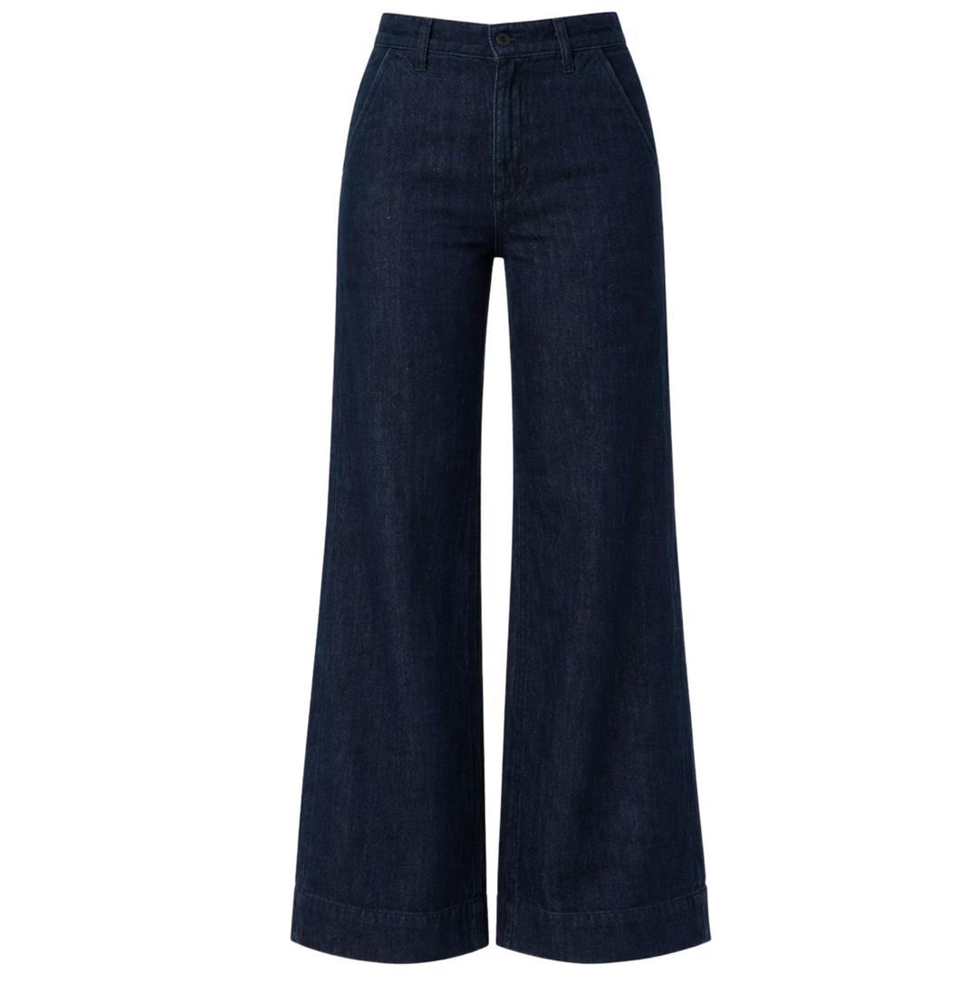 Denim Trouser - Indigo Linen