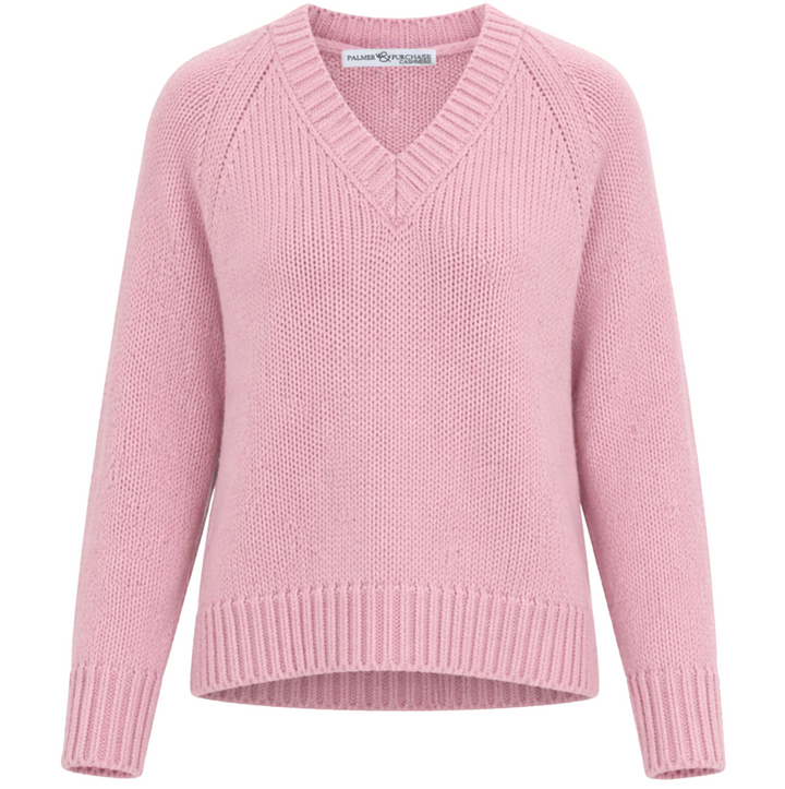 Milan V Neck- Pink
