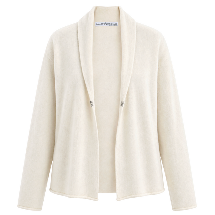 Hook & Eye Cardi- Chalk