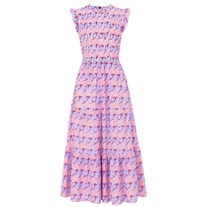 Sleeveless Smocked Maxi - Florence Petal