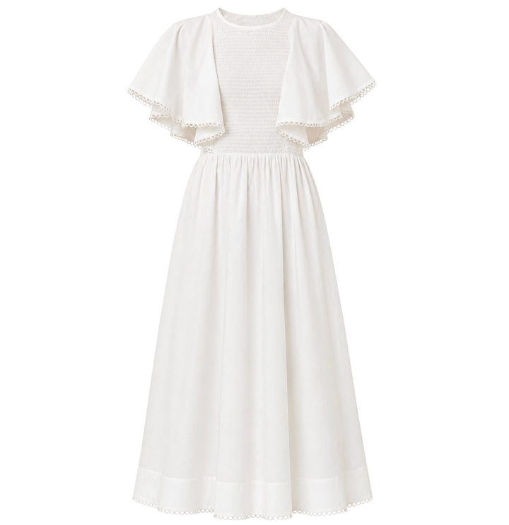Ava Dress - Tisbury White