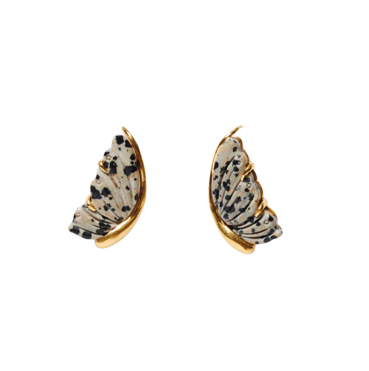 Butterfly Earrings - Jasper