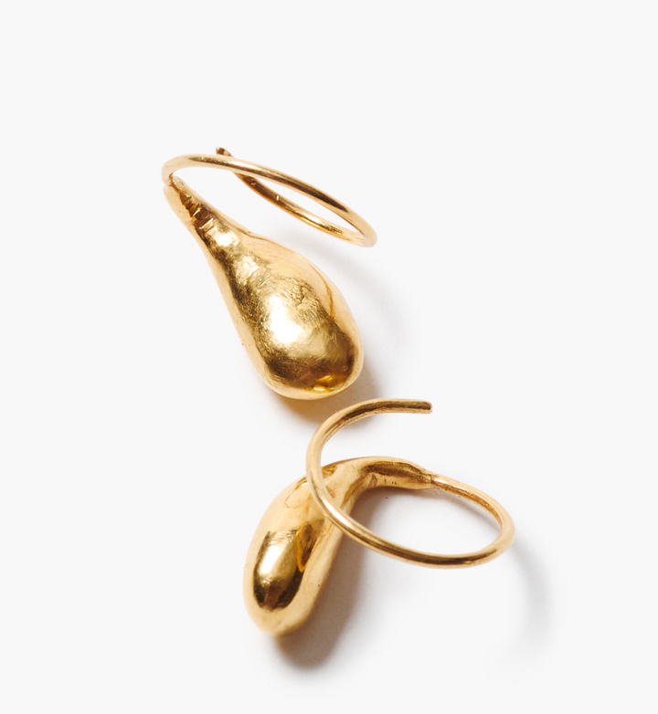 Coil Earrings - Yellow Gold