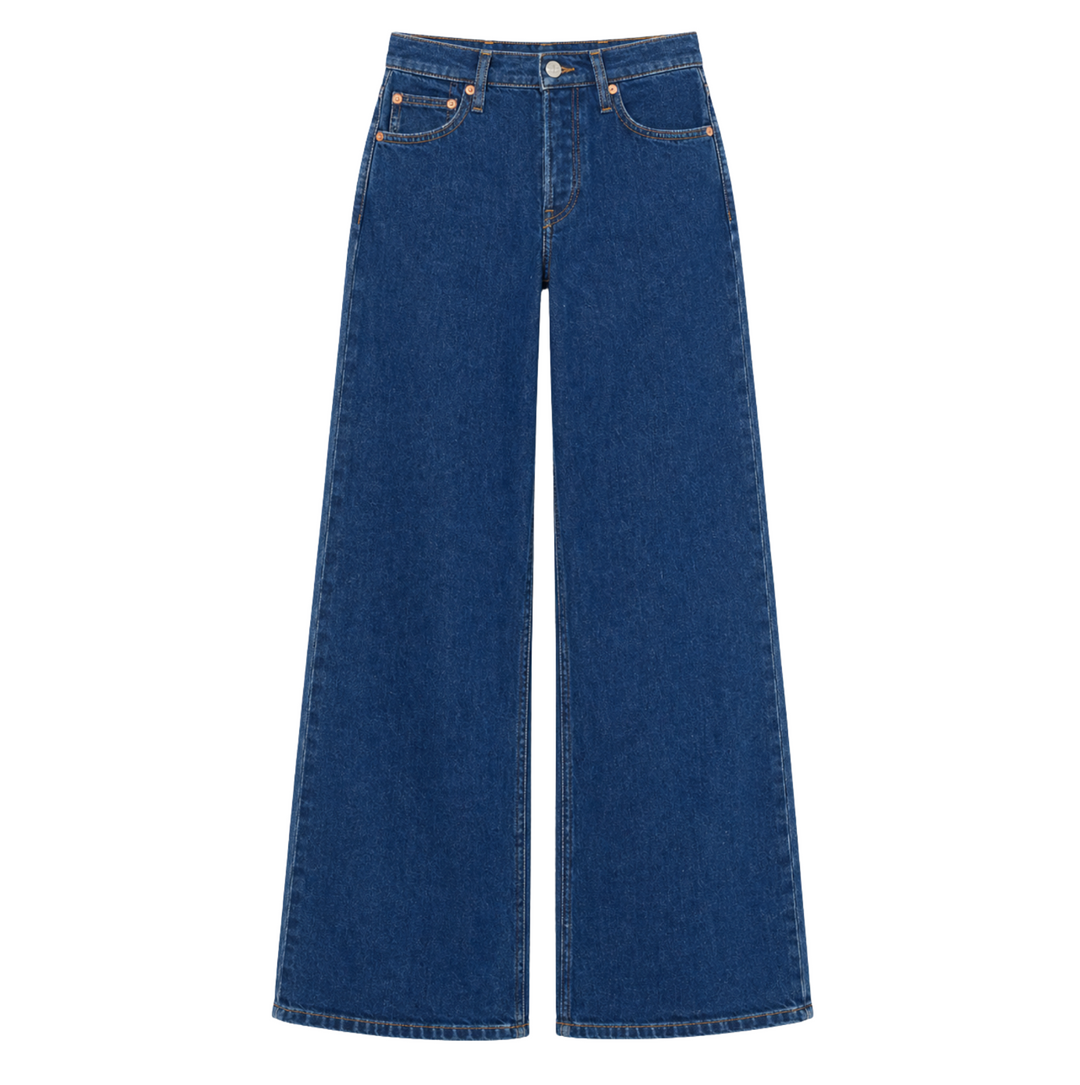 Mid Rise Wide Leg - Dark Star