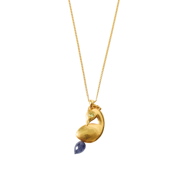 Peacock Necklace - Iolite