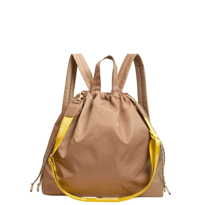 Sac Tout Backpack - Latte Nylon Twill