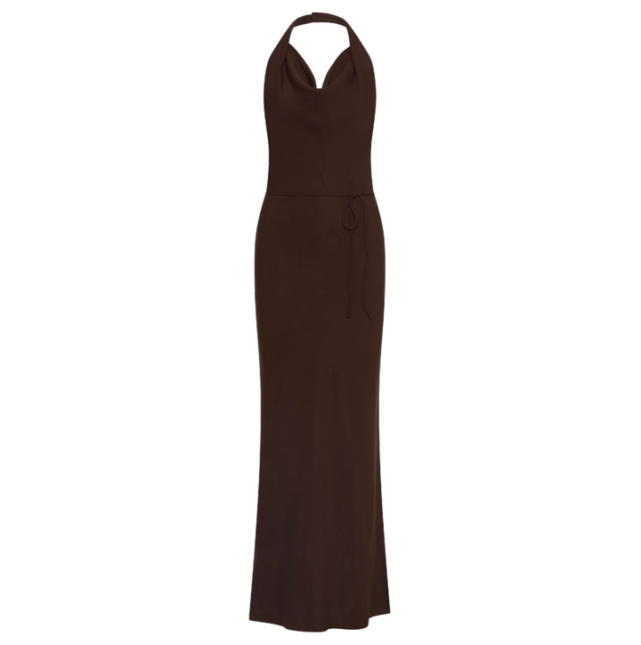 Izaro Maxi Dress - Chocolate