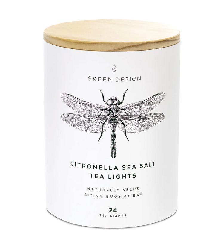 Citronella Sea Salt Tea Lights