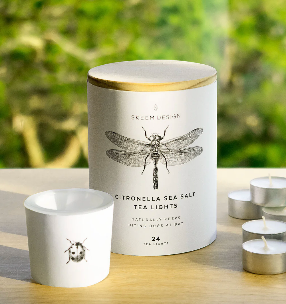 Citronella Sea Salt Tea Lights