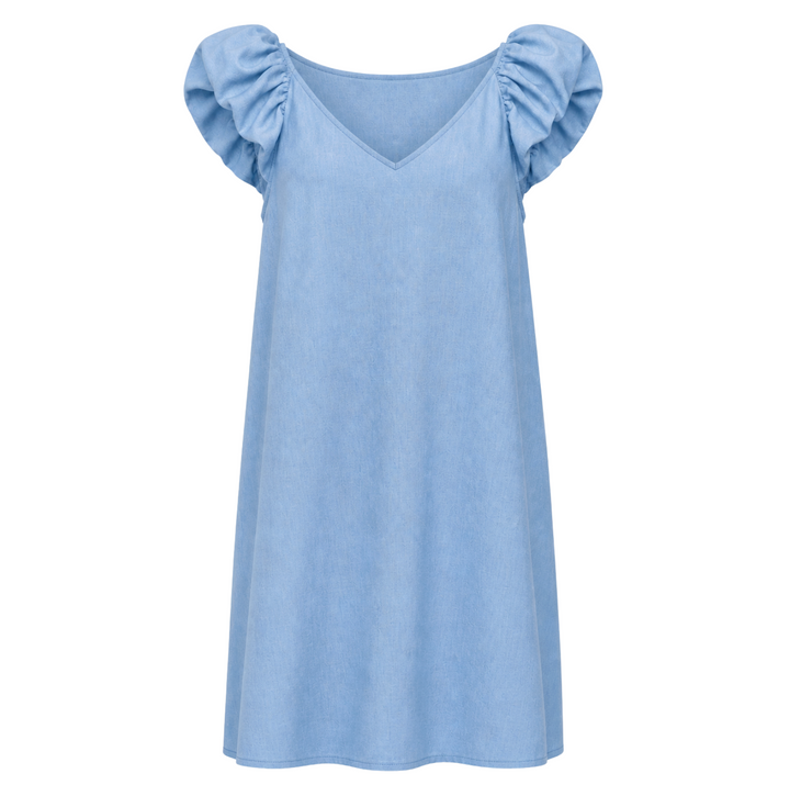 Nina Mini Dress - Sky Blue