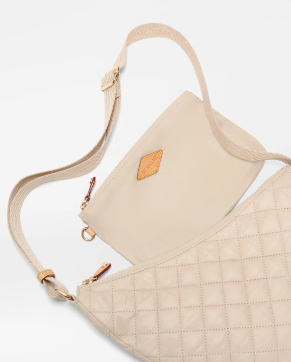 Small Metro Smile Bag - Buff
