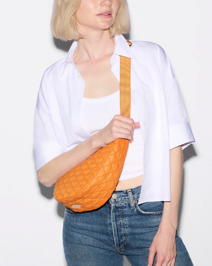 Small Metro Smile Bag - Sunset Orange