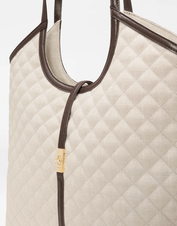 Large Astor Tote - Sandy Linen