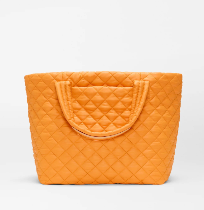Small Metro Tote Deluxe - Sunset Orange