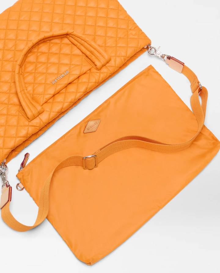 Small Metro Tote Deluxe - Sunset Orange