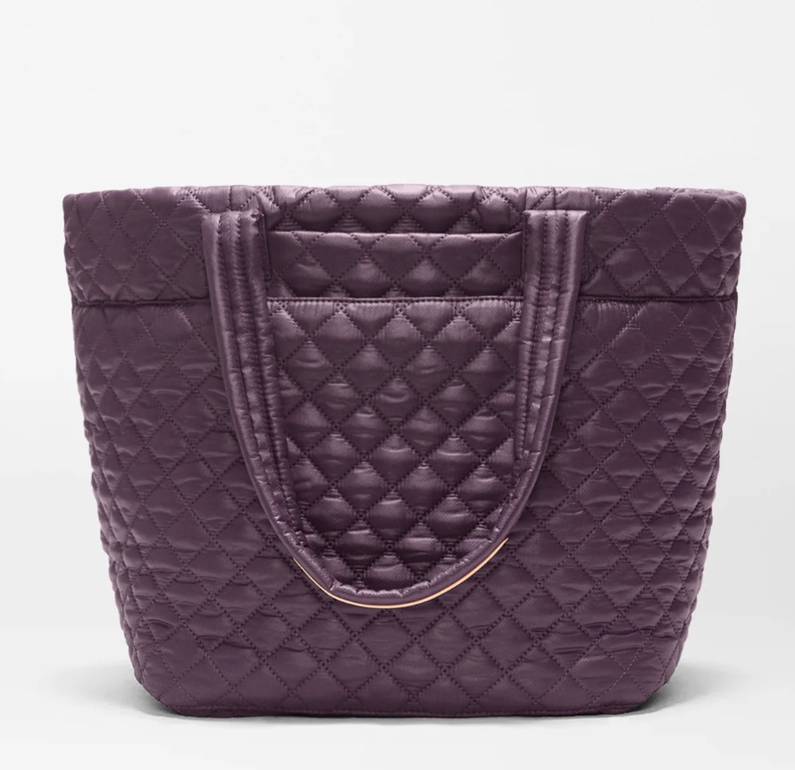 Medium Metro Tote Deluxe - Raisin