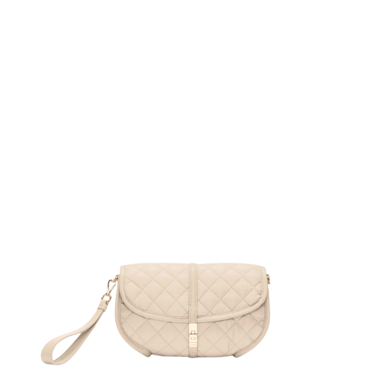 Small Astor Convertible Clutch - Buff