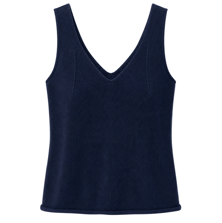 Catalina Sweater Tank - Navy