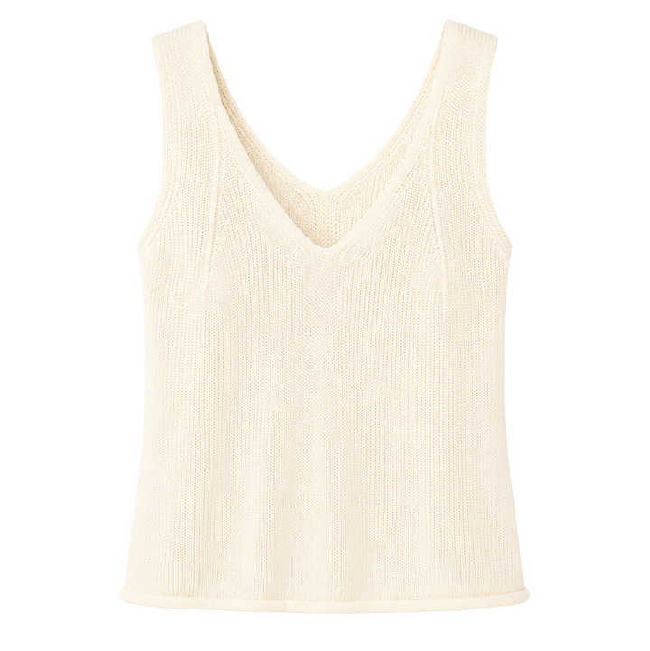 Catalina Sweater Tank - Ivory