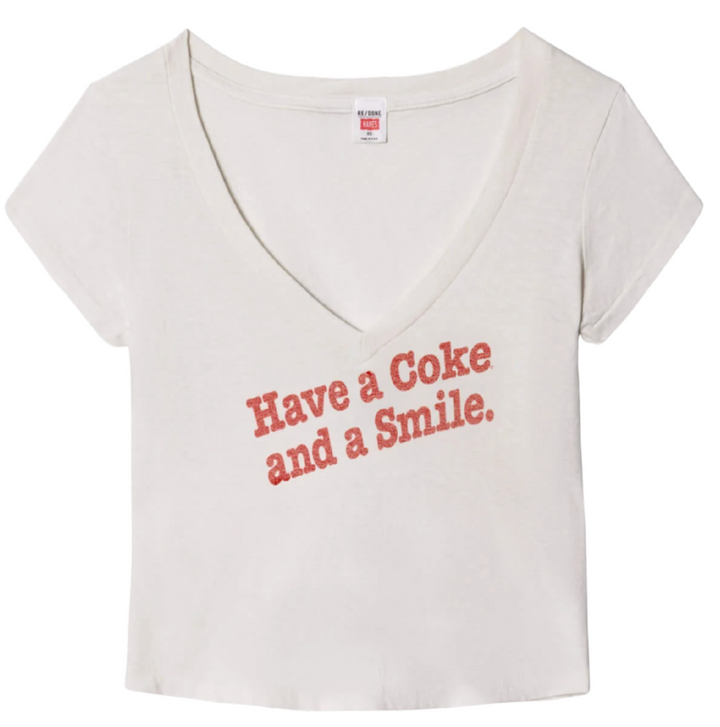 Skye Tee Have A Coke - Vintage White