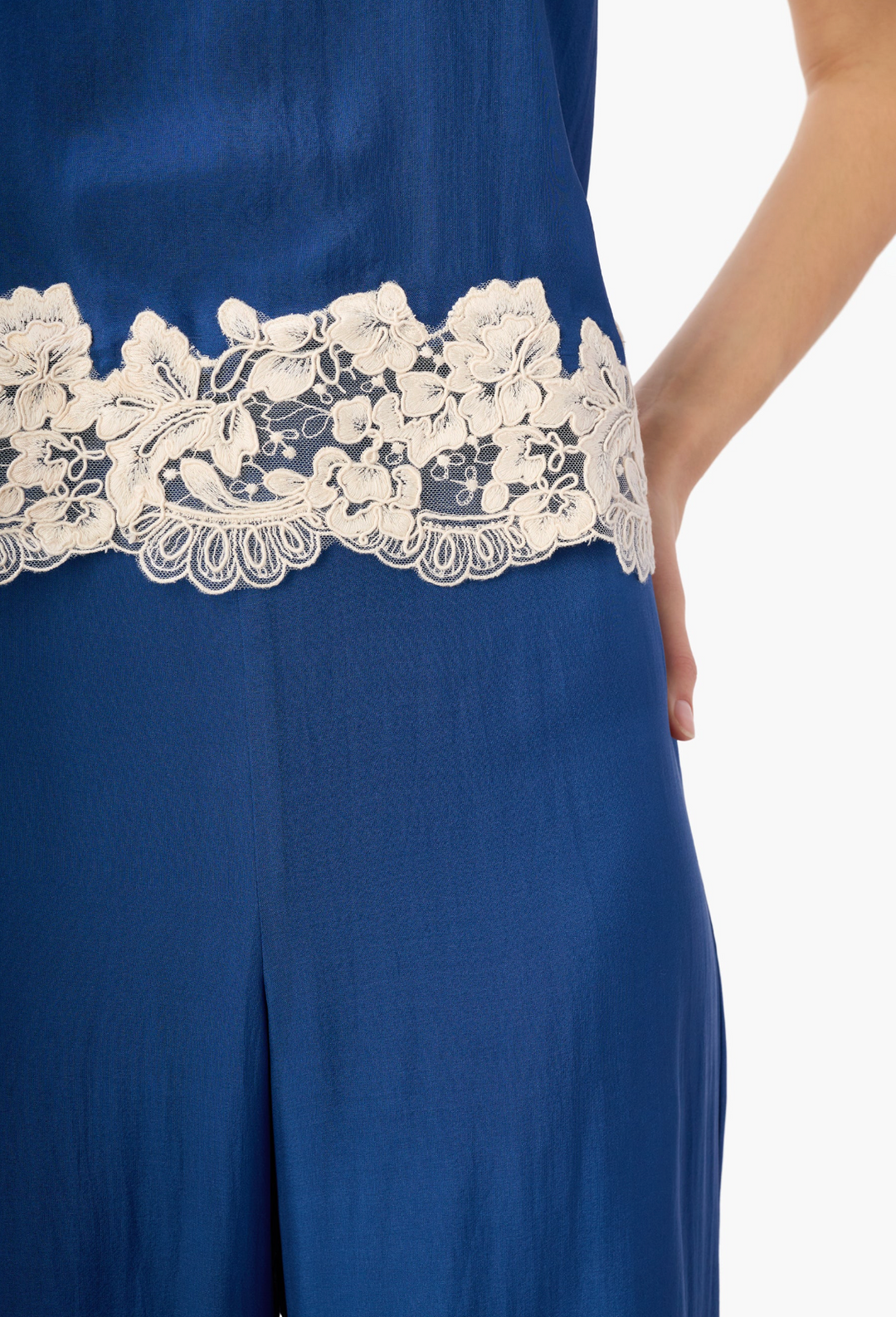 Maiya Silk Camisole- Sailor
