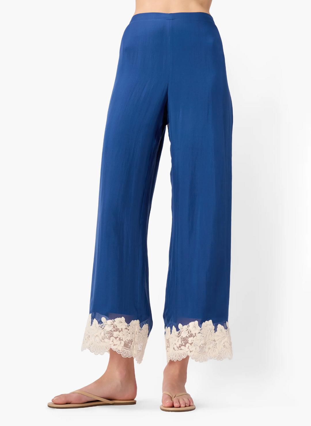 Gilda Silk Pant - Sailor