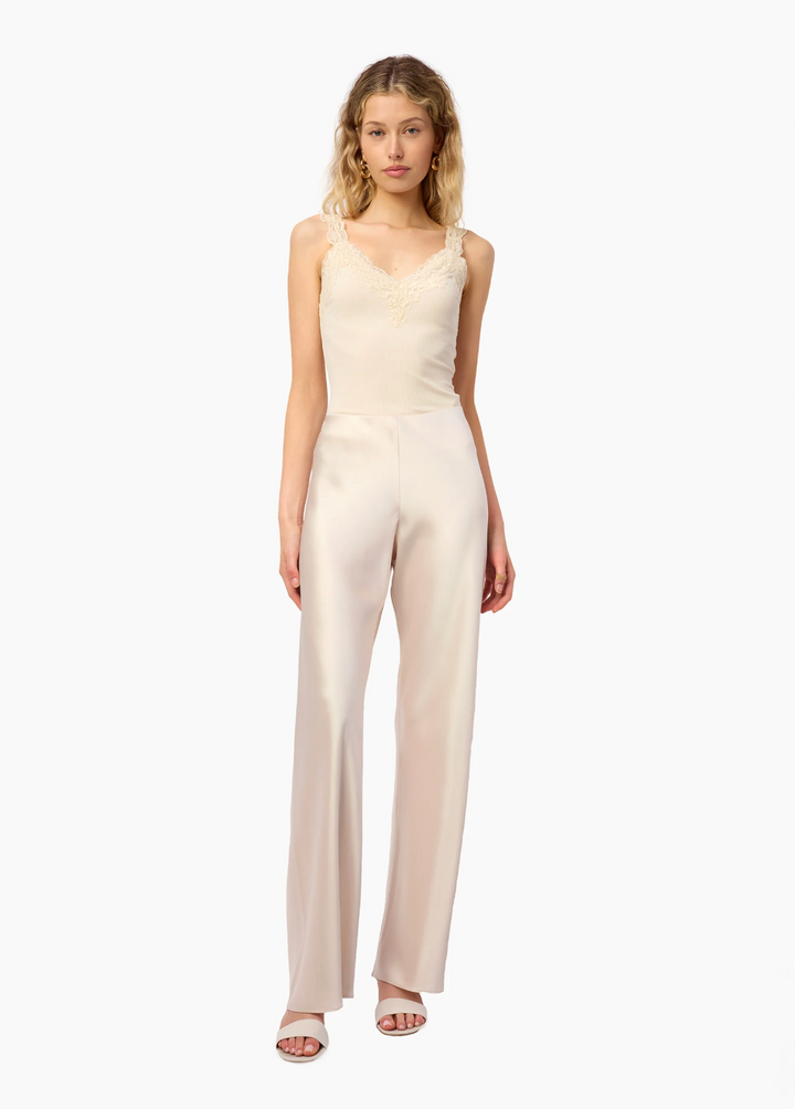 Bristol Mid Rise Pant -Oat