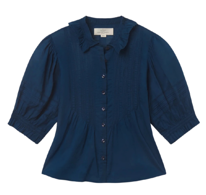 Jess Blouse - Laguna Navy
