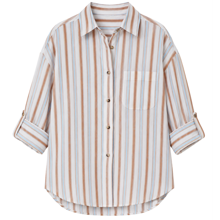 Spencer Striped Shirt - Sky
