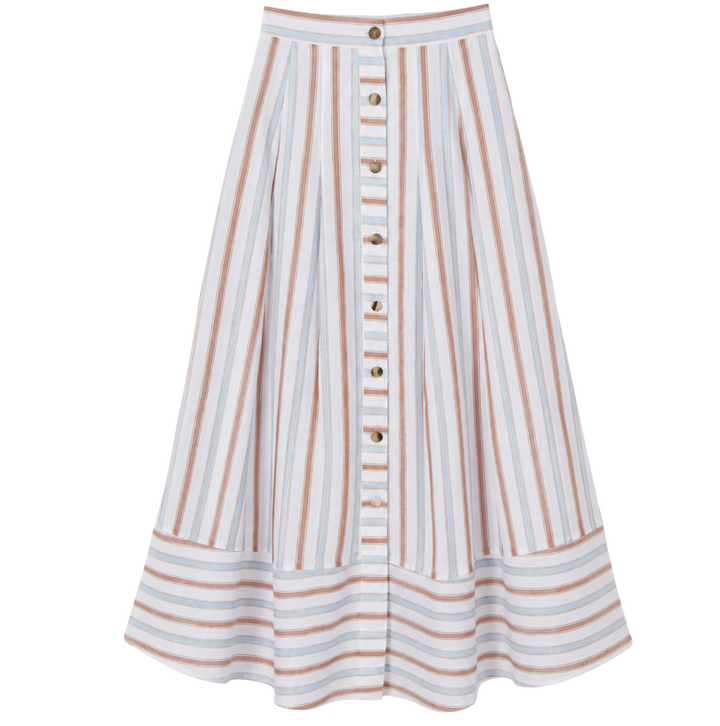 Spencer Midi Skirt - Sky