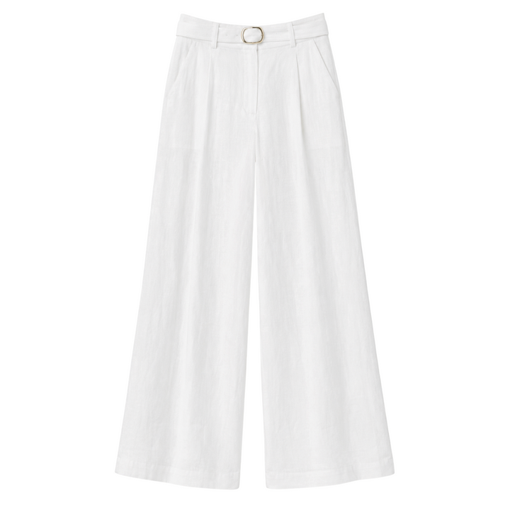Katarina Linen Pants - White