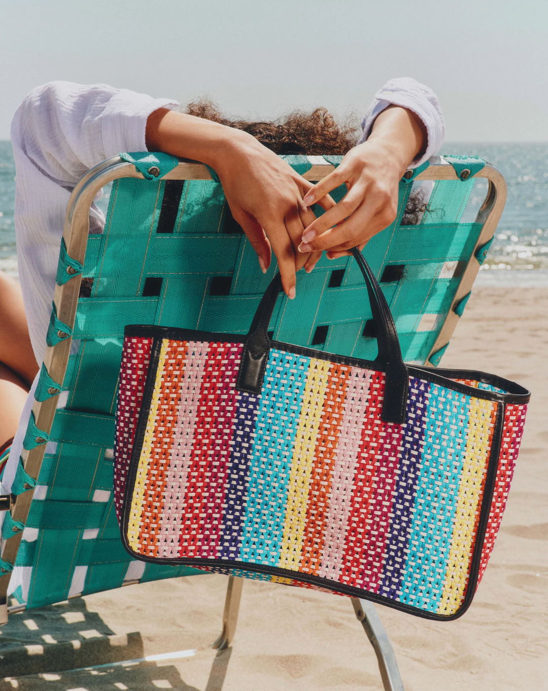 Georgica Open Tote - Feria Stripe