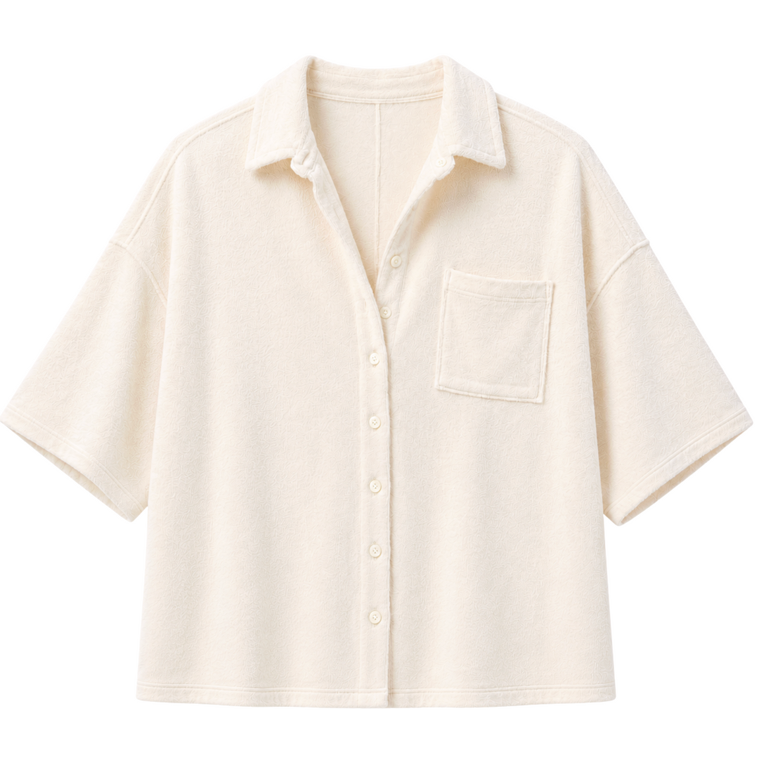 Francis Knit Shirt - Cream