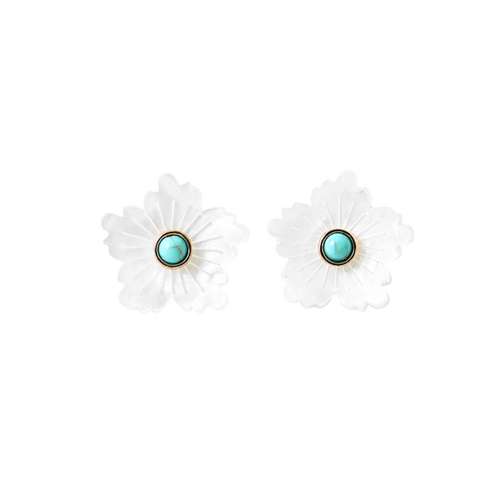 Flower Studs - Mother of Pearl