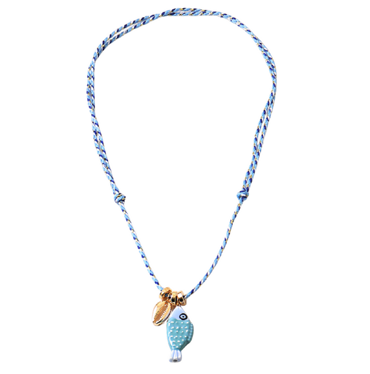 Sea Life Necklace - Blue