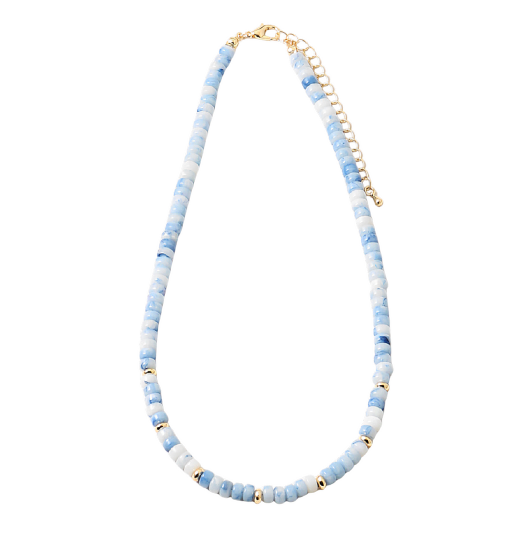Natural Stone Necklace - Sky