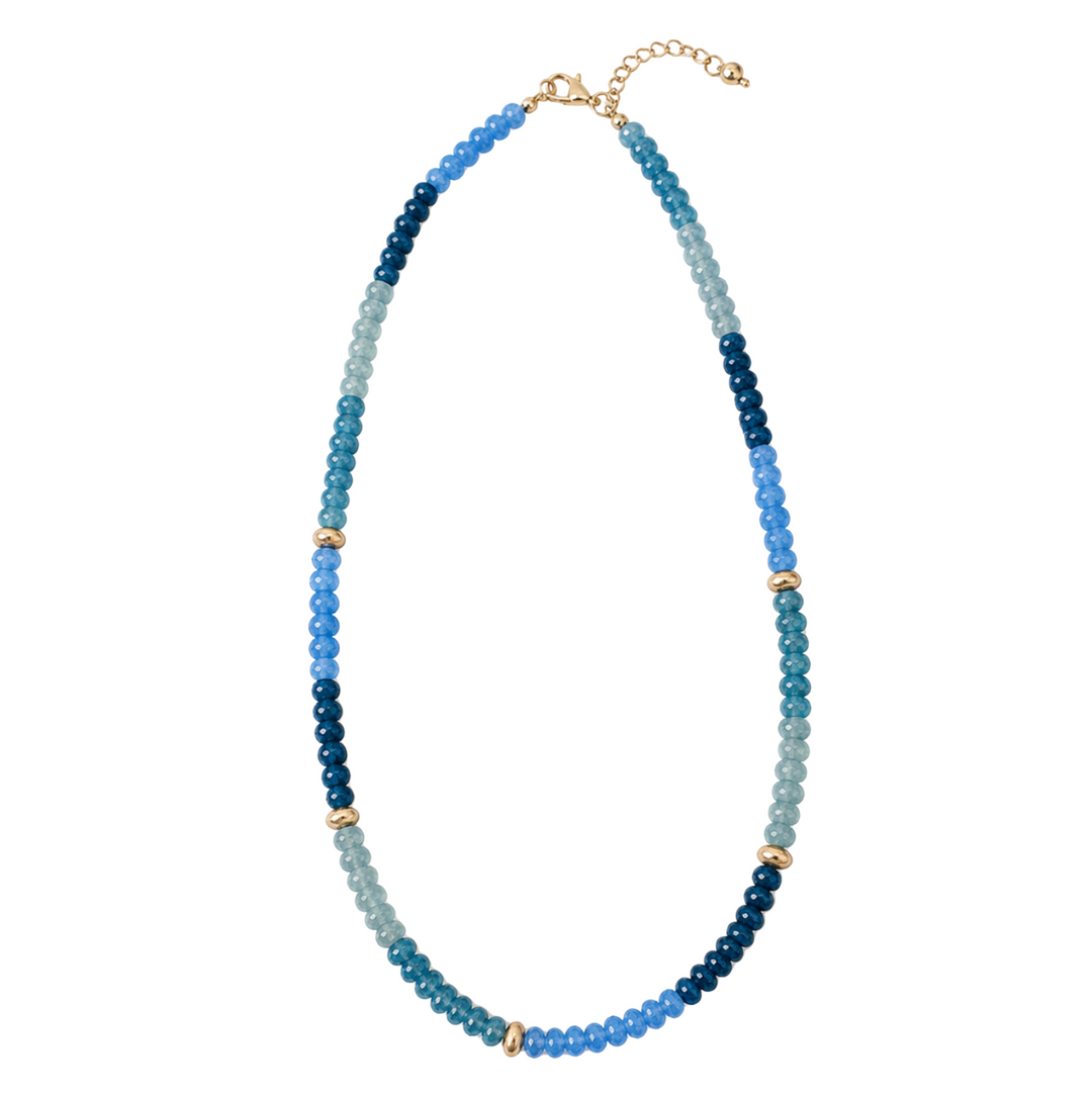 Nautical Beaded Necklace - Electric