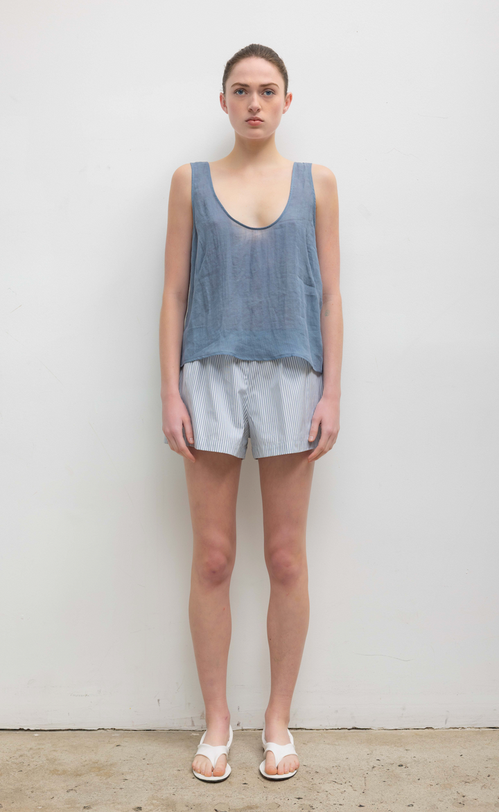 Yoshi Stripe Summer Short - Stone