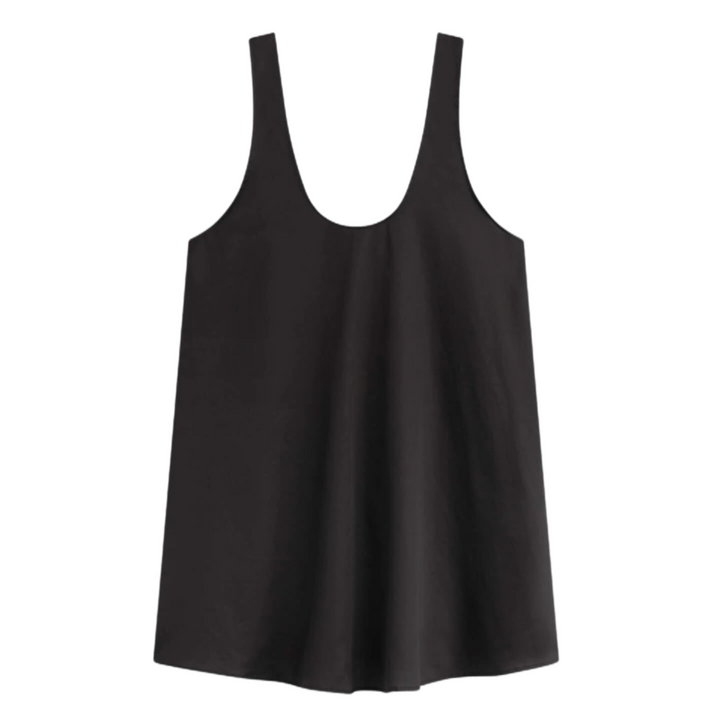 Yoko Mini Tank Dress - Black