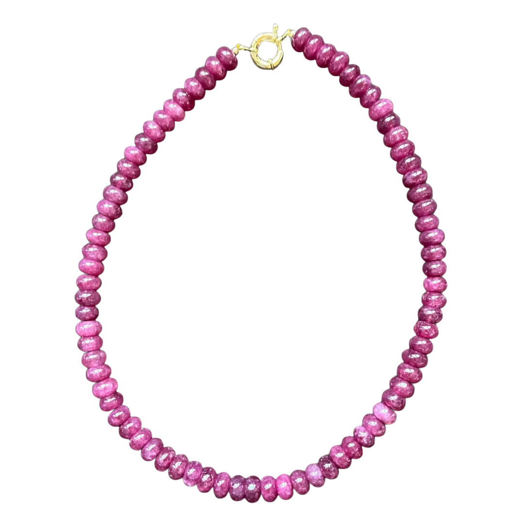 Chunky Candy Necklace - Lilac