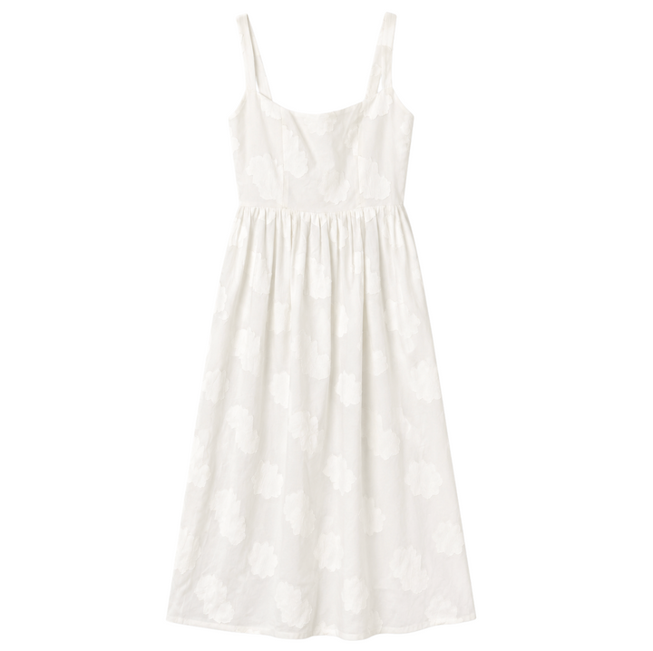 Jour Maxi Dress - Ivory Jacquard