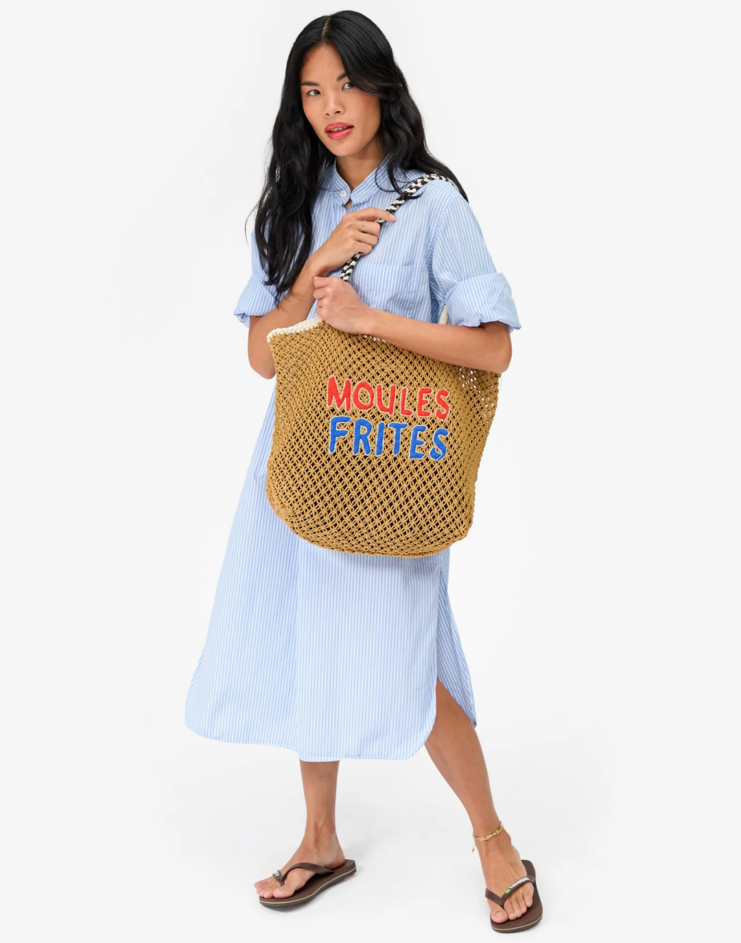 L'Été Tote - Tan Moules Frites